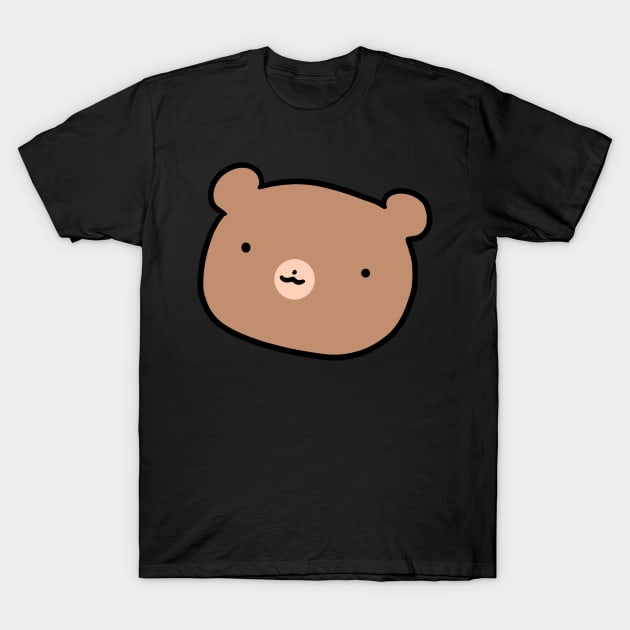 Cute Bear Face T-Shirt by saradaboru